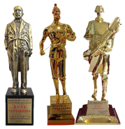 魯班獎(jiǎng)、詹天佑獎(jiǎng)、李春獎(jiǎng)獎(jiǎng)杯